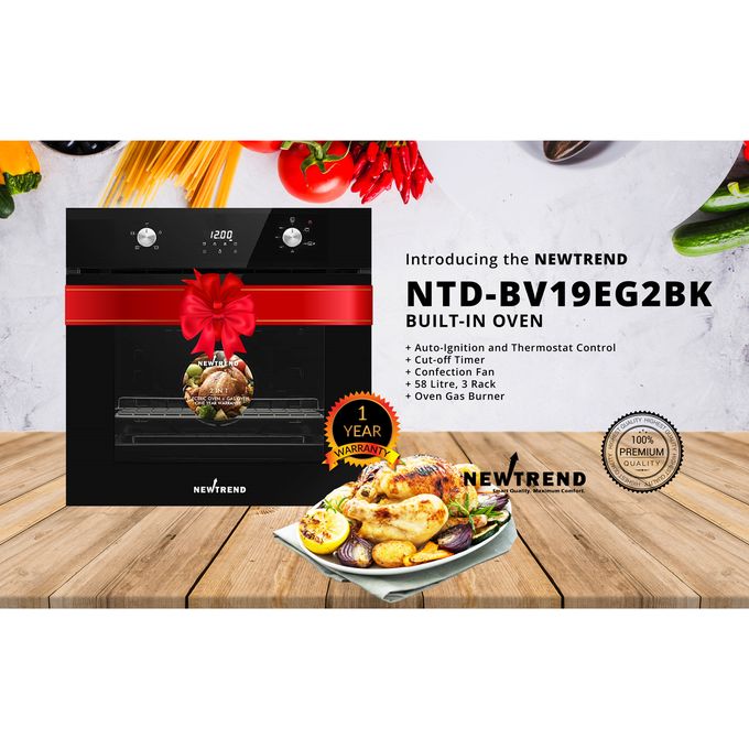Newtrend NTD-BV19EG2BK Built-in Digital Oven (Electric & Gas)