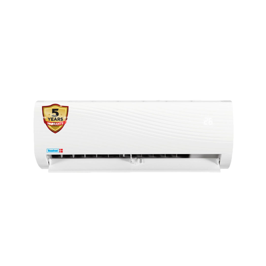 Scanfrost 9000 BTU Wall Split | Stylish Wave Patterned Indoor Unit 1HP With Kit File name: AC-WAVE-SERIES.jpg