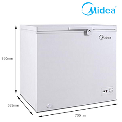 Midea 142L Chest Freezer (HS-186CN) Silver