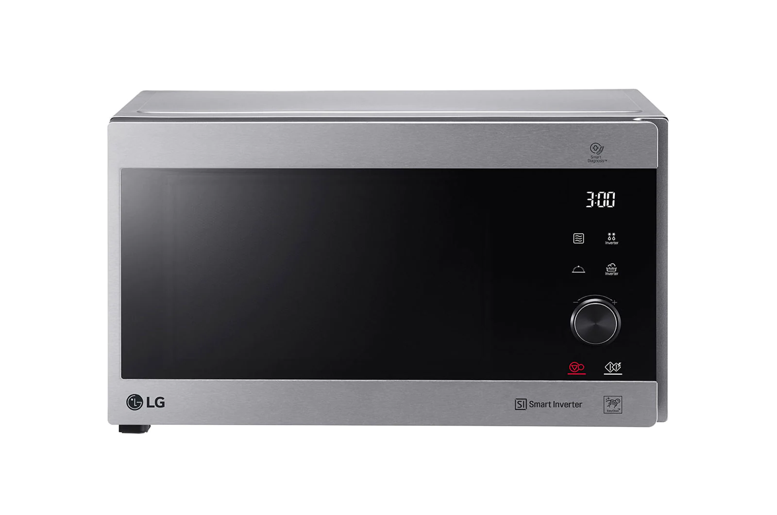 LG MH8265CIS Microwave Oven, 42litres, Silver, Smart Inverter with 10years warranty, Grill, Smart Auto Cook, Anti Bacteria, LED Lighting