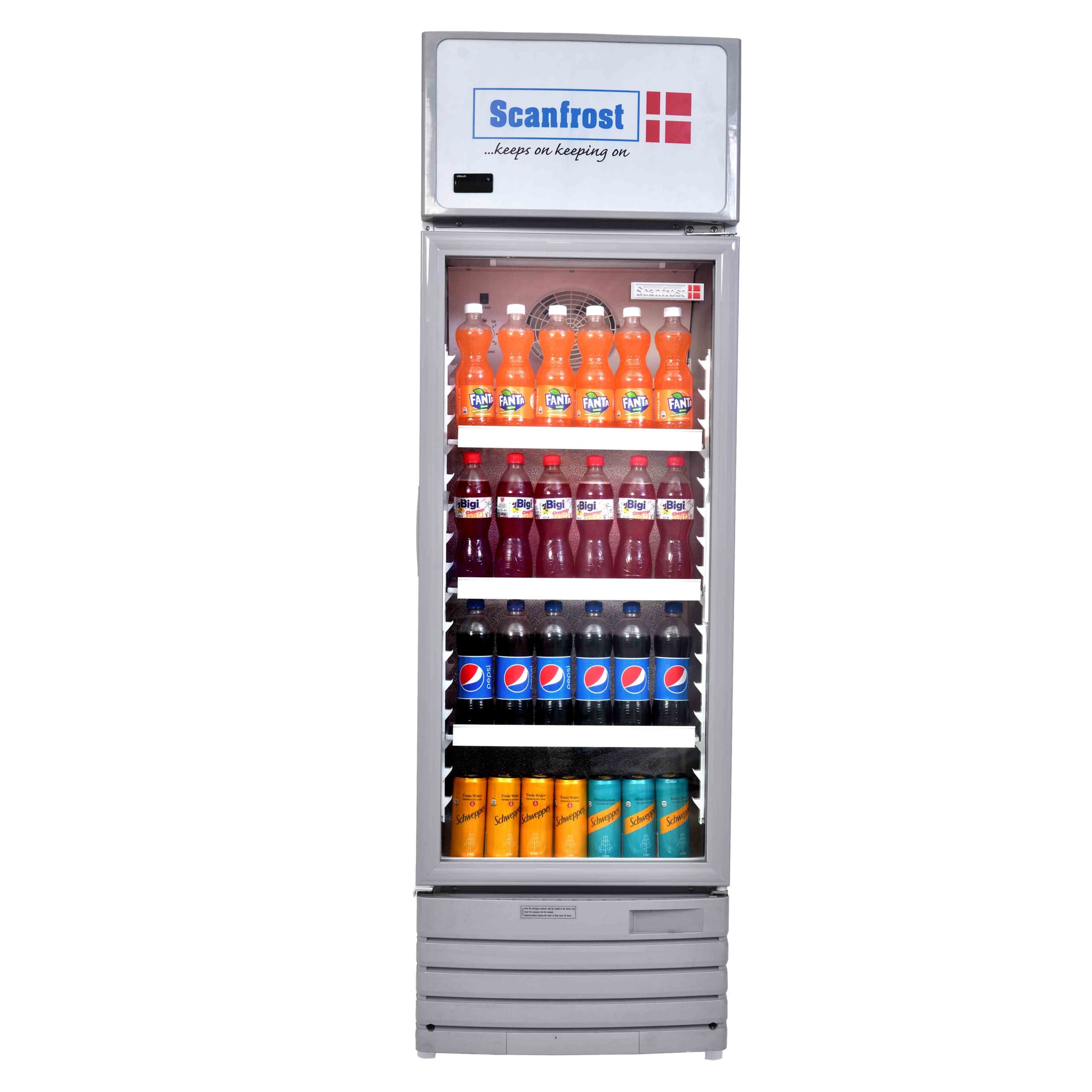 Scanfrost Bottle Cooler SFUC 200 200 Litres Bottle Cooler | 3 Layered Shelves | Anti rust body